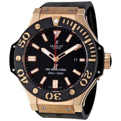 hublot geneve 12-322-80|Mens Hublot Big Bang King 18MM Band Rubber Strap .